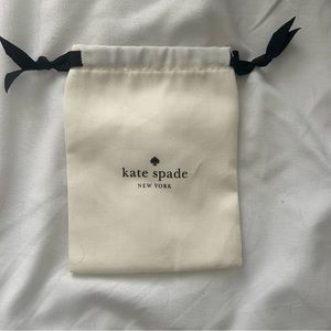 Kate spade jewelry drawstring dust bag